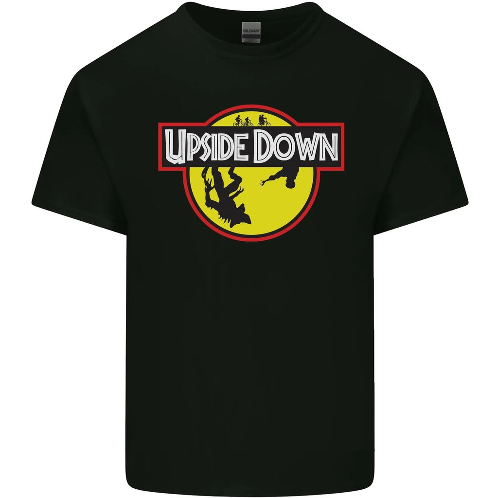 Upside Down SCI-FI TV Program Mens Cotton Tee Top Unisex