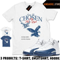 Shirt Match AJ 12 French Blue 2025 Sneaker Matching Tee Only The Chosen Unisex