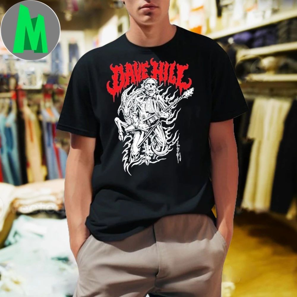 Original Dave Hill Skullface Tee Shirt Unisex