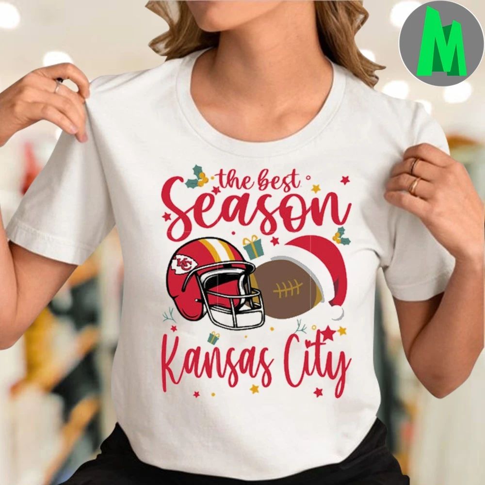The best season Kansas City christmas rugby ball shirt Unisex