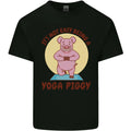 Its Not Easy Being a Yoga Piggy Funny Pig Mens Light Cotton Unisex
