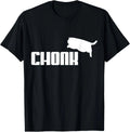 Chonk Cat Meme Funny – Hilarious Fat Cat Graphic Tee for Cat Lovers Unisex