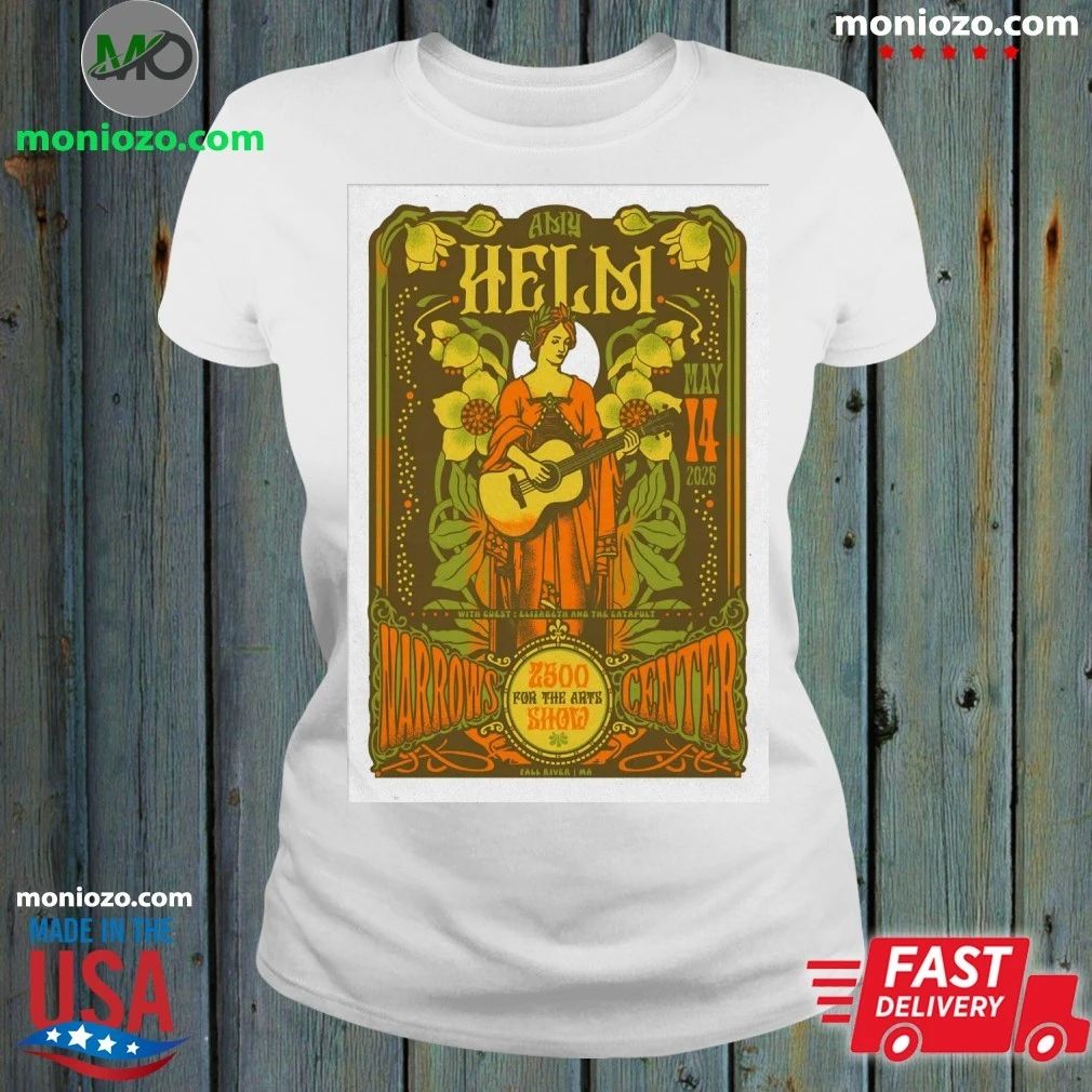 Amy Helm Fall River MA Tour On May 14 2026 Poster Shirt Unisex