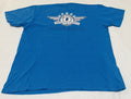 Rolls-Royce T Shirt Men XL Blue Made in USA Indy Aerospace 100 years Unisex