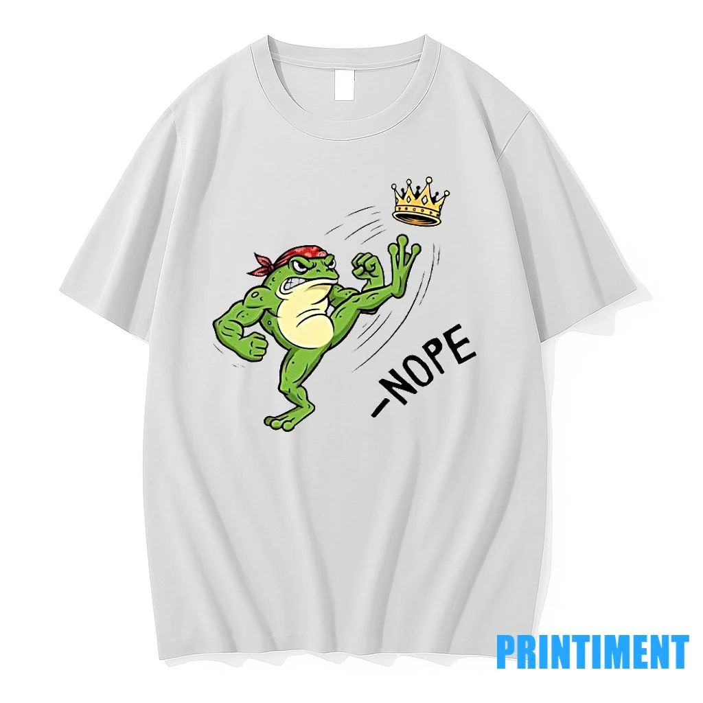 Portland Frog Comfort Colors No Kings In America Tshirts Sweater Unisex