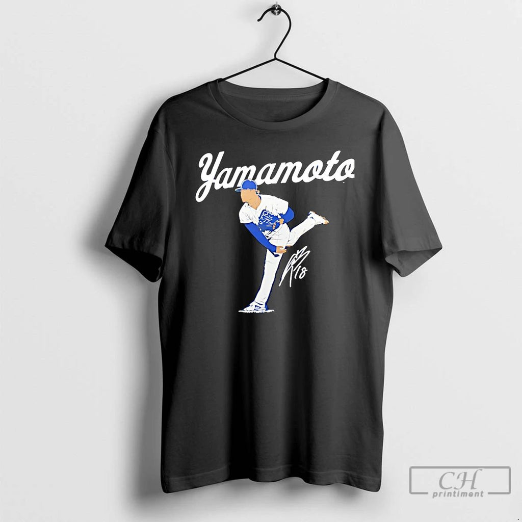 Classic Yoshinobu Yamamoto Los Angeles Dodgers Champions Ace Christmas T Shirts Unisex