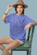 Minimalist Leaf Design Tee - Customizable in 7 Stunning Colors Unisex