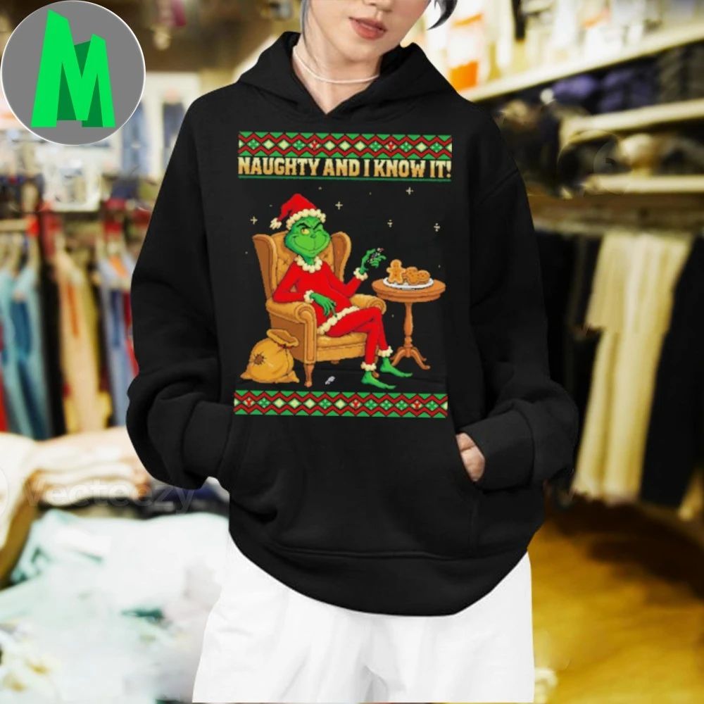 Naughty And I Know It Grinch’s Holiday Lounge Unisex