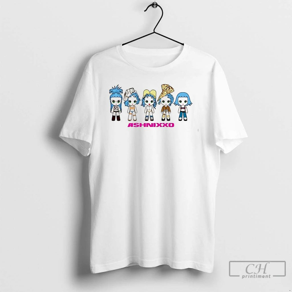 Classic Ashnikko Smoochies Dolls Anime T Shirts Unisex