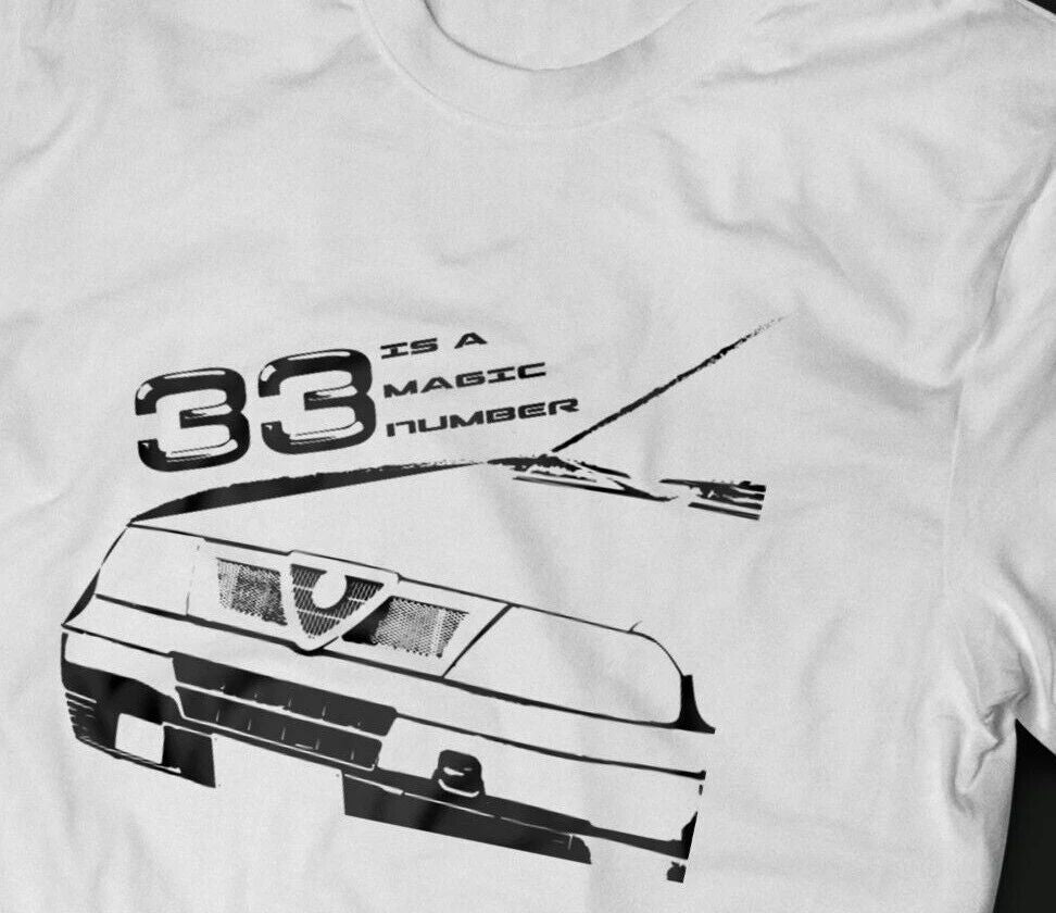 VINTAGE ALFA 33 CAR JERSEY - IS THE MAGIC NUMBER! Unisex
