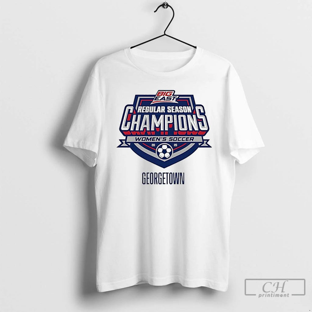 Premium Georgetown Womens Soccer 2025 Big East Regular Season Champions T Shirts Unisex