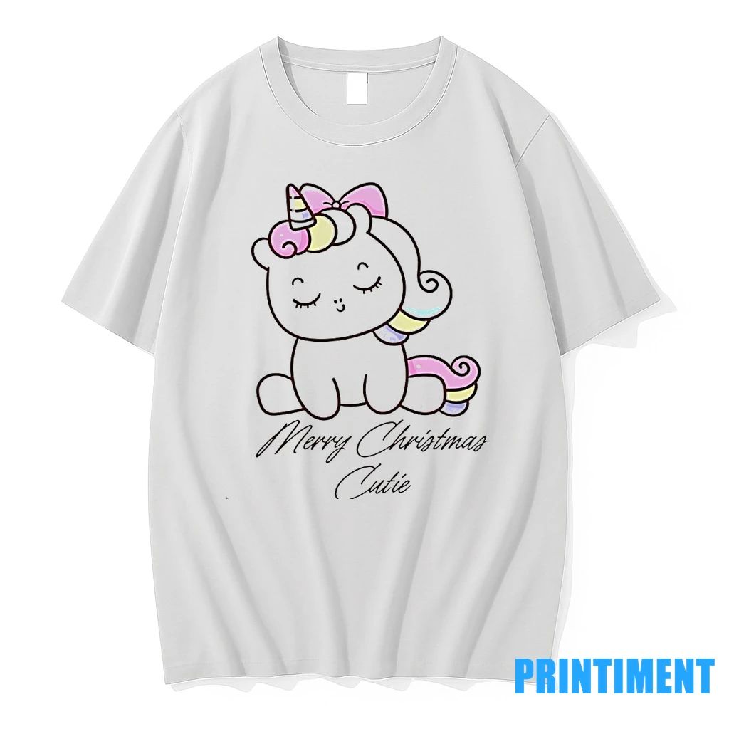 Merry Christmas Cutie Unicorn Tshirts Sweater Unisex