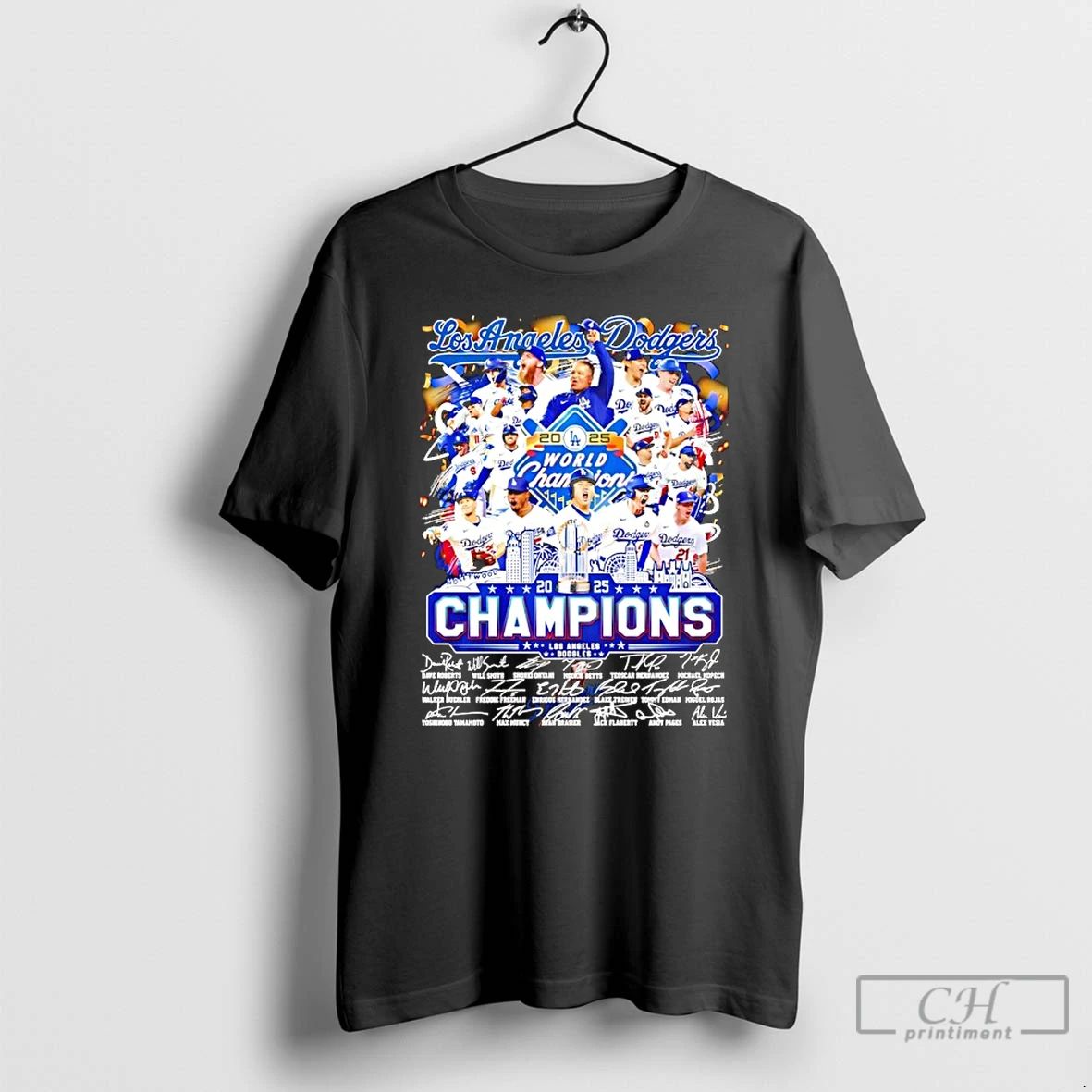 Classic Los Angeles Dodgers 2025 World Series Champions 8 Time In 2024 Firework T Shirts Unisex