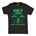 Mens Funny T Shirts The Sky Isnt The Limit Sarcastic Alien Graphic Novelty Tee Unisex