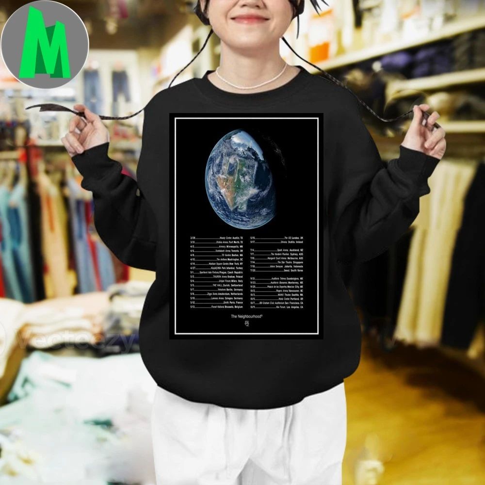 The Neighbourhood World Tour 2026 Poster Shirt Unisex
