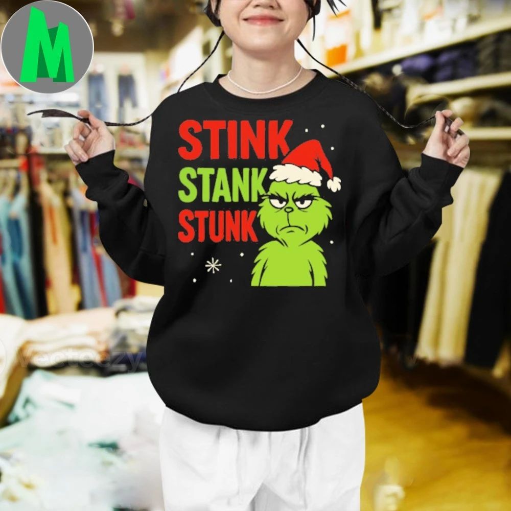 Original Stinks stanks stunks, Grinch Moment Shirt Unisex