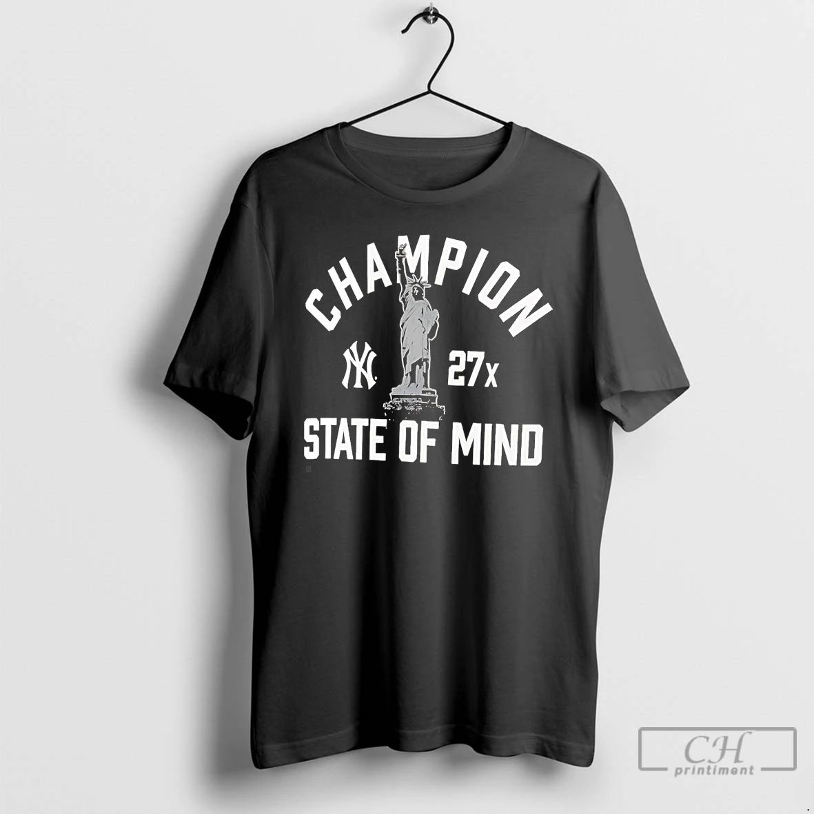 Premium New York Yankees 27x Champion State Of Mind T Shirts Unisex