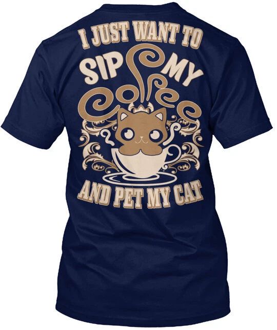 Cat Lover Pet My Cat Made in the USA Size S to 5XL Unisex