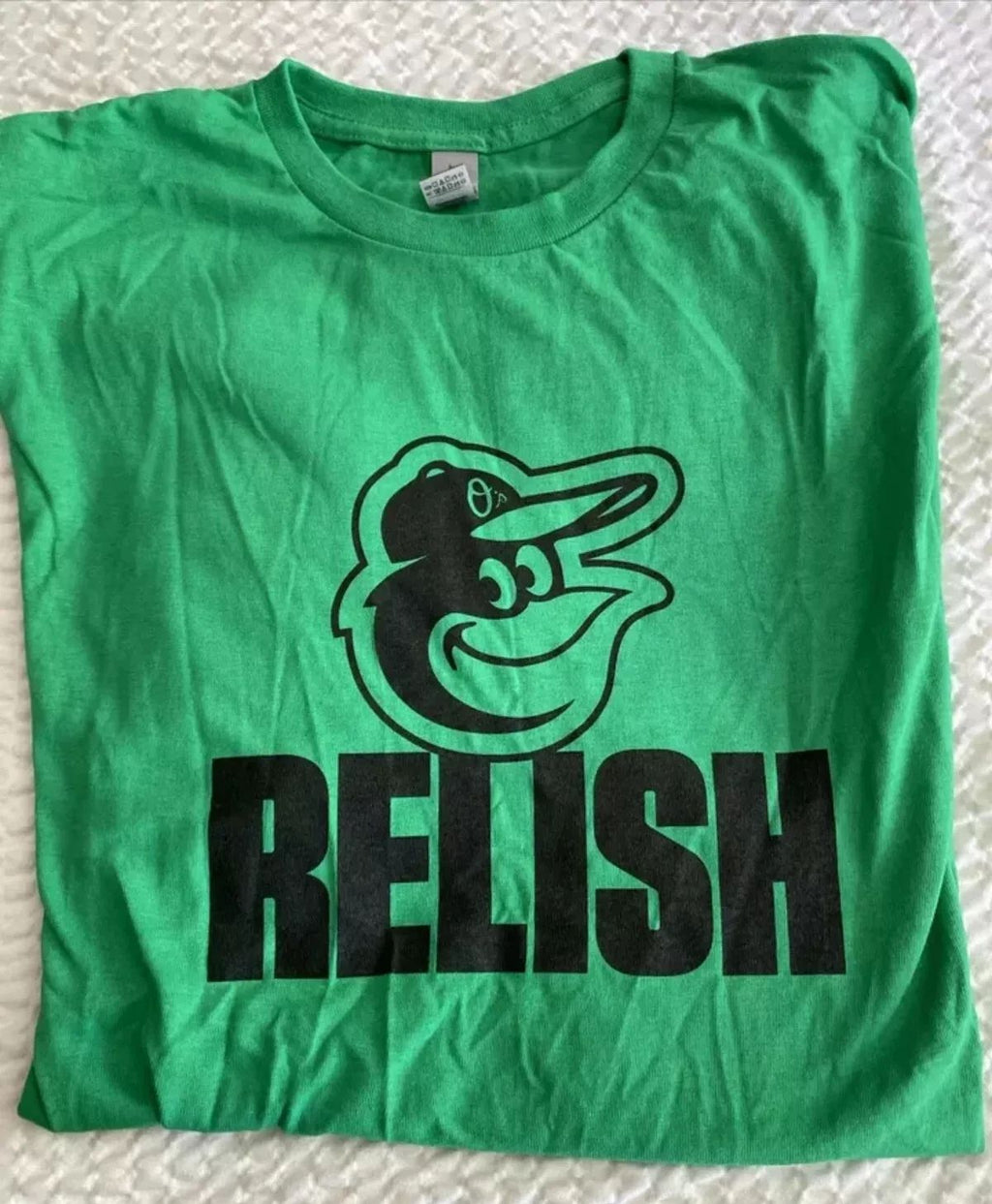 Orioles Relish Hot Dog Race Giveaway - USA Size Unisex