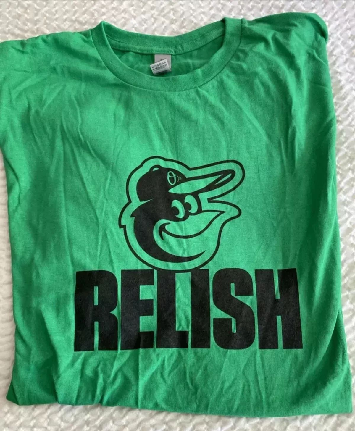Orioles Relish Hot Dog Race Giveaway - USA Size Unisex