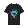 Frustrated Gamer Unisex Softstyle , play, station, gaming, video games Unisex