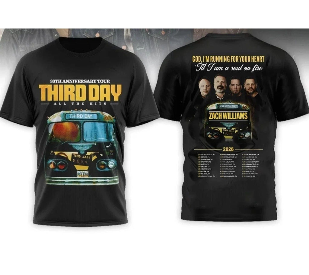 Third Day 30Th Anniversary Tour 2026 Unisex