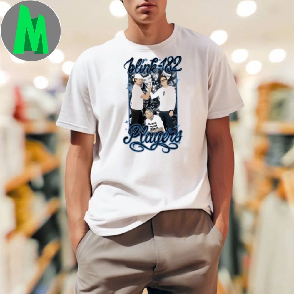 Original Blink 182 Blink-182 Players Photo Airbrush Shirt Unisex