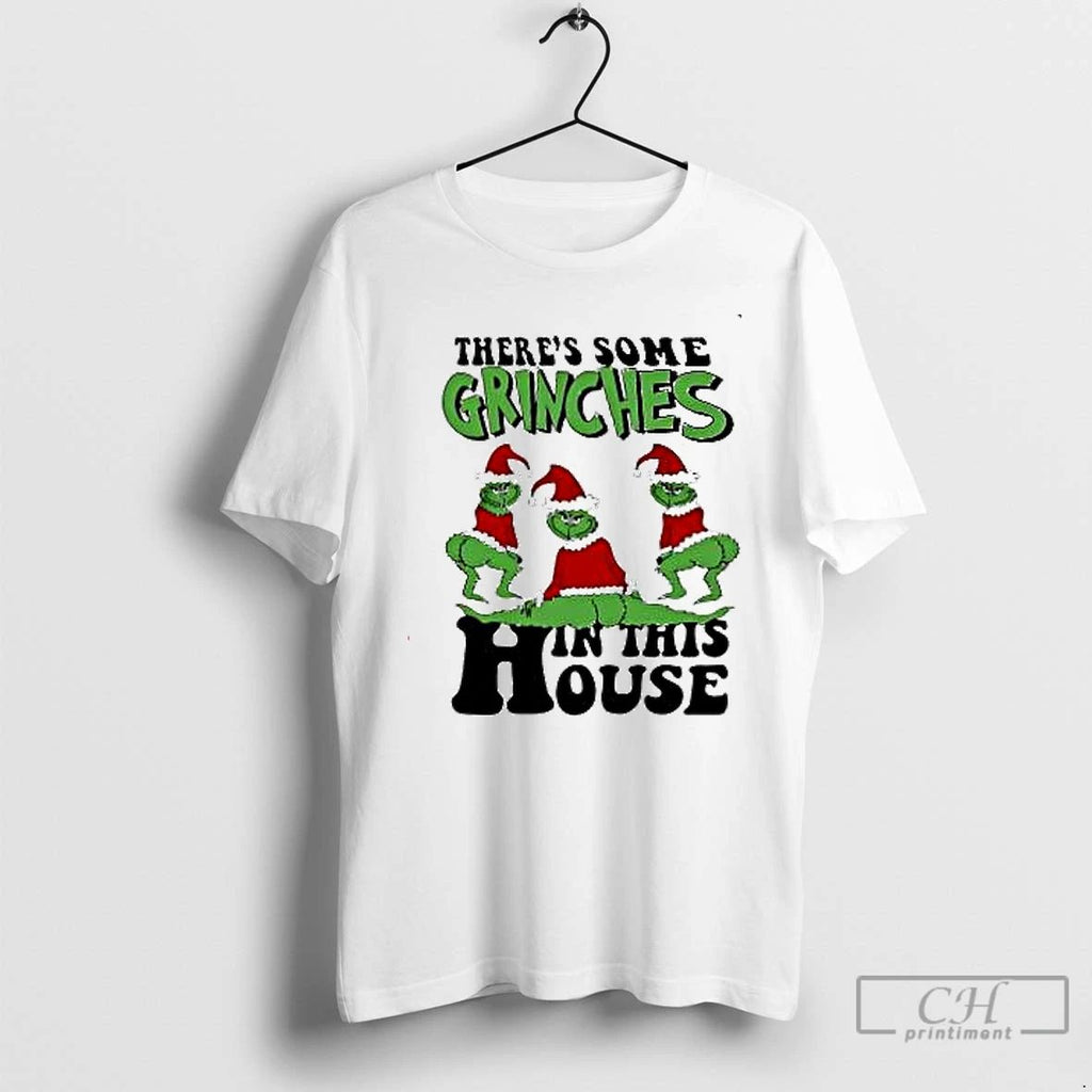 Premium Spread Holiday Cheer With Our Grinch Perfect For Festive Fun T Shirts Unisex