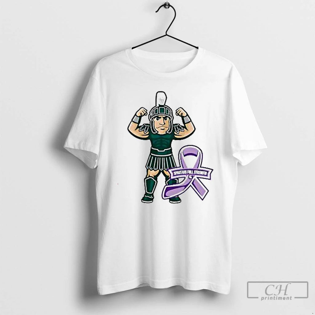 Premium Michigan State Spartans Full Strength Cartoon T Shirts Unisex