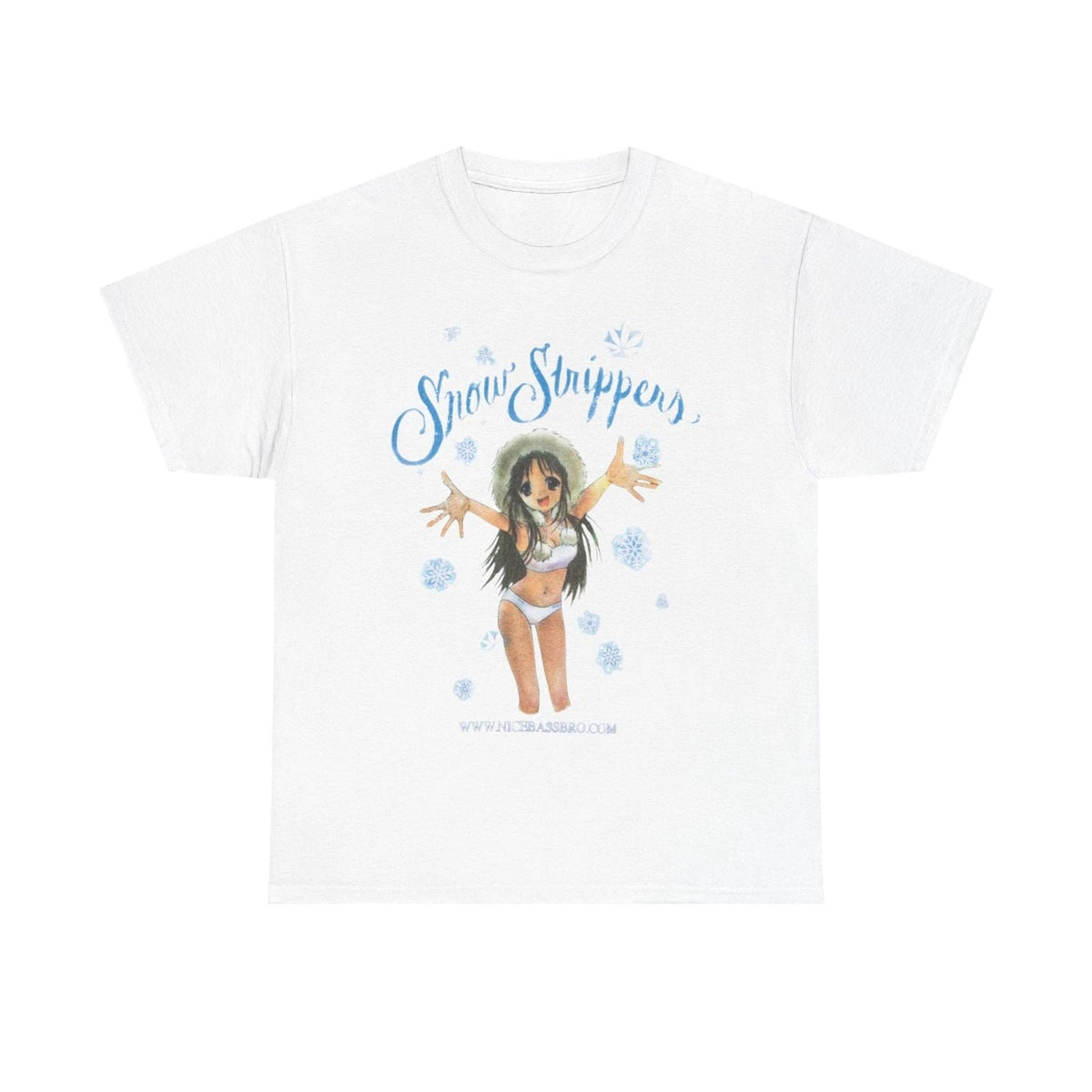 Snow Strippers Anime Tee s Nice Bass Bro Album Tour Merch - All Sizes Unisex