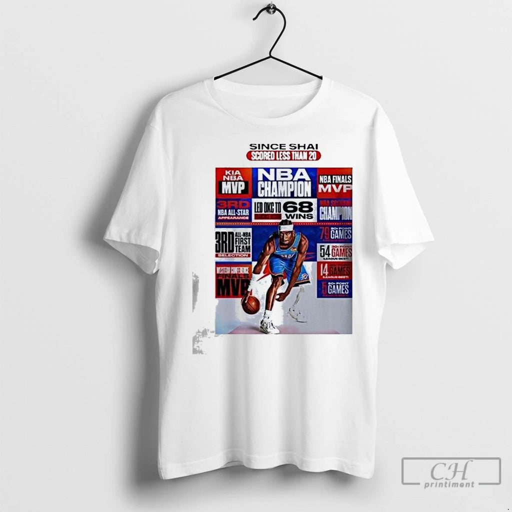 Premium Shai Gilgeous Alexander Okc Thunder Wins All Achievements Career 2025 Unisex