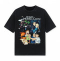 Fantasy Anime Style Magic Castle Cartoon Graphic Tee Unisex