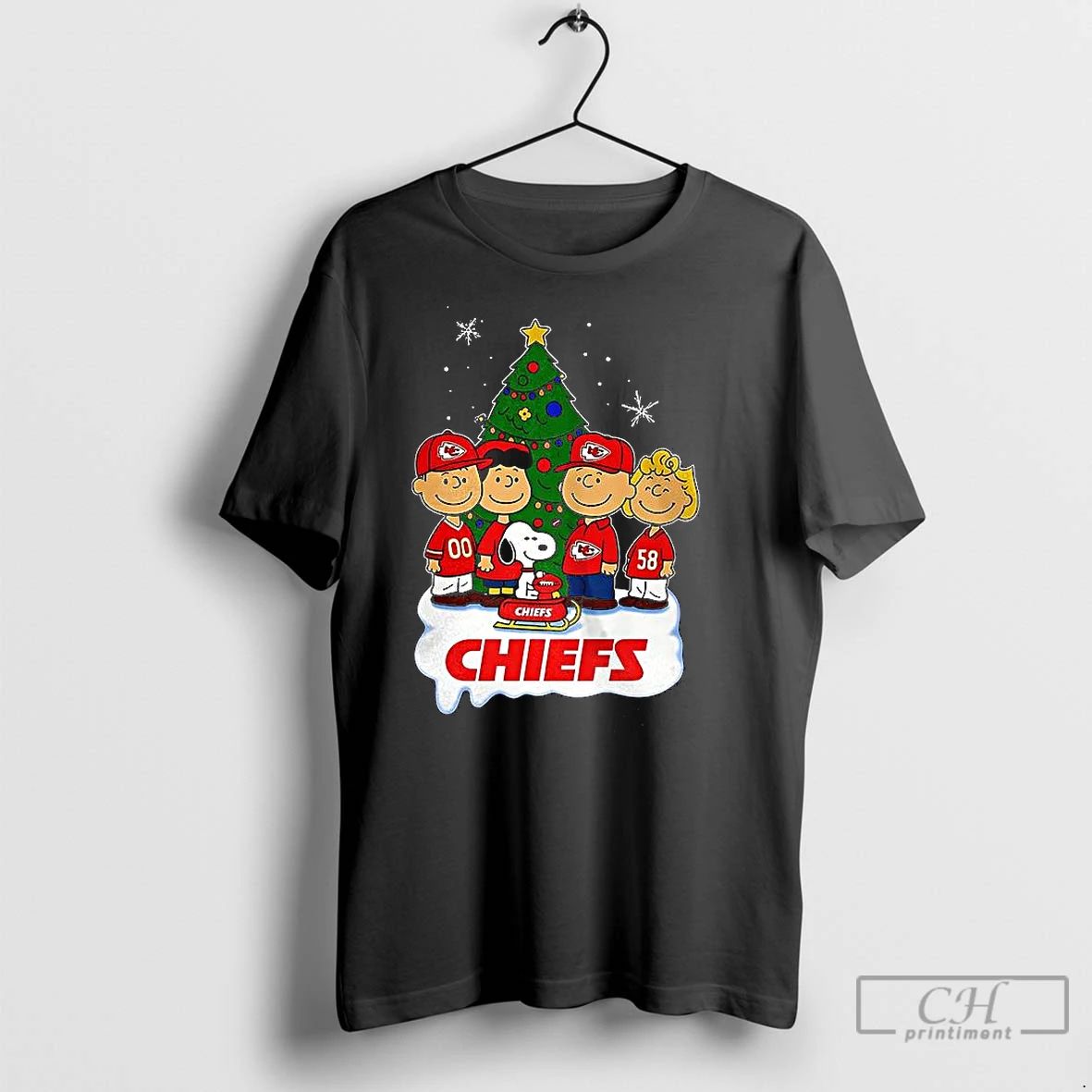 Classic Peanuts Character X Kansas City Chiefs Football Lovers Christmas Unisex