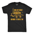 Mens Funny T Shirts I Rub My Meat Before I Stick It In Sarcastic Grilling Tee Unisex