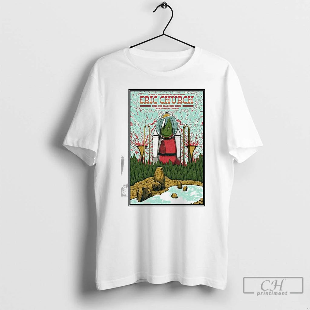 Classic Eric Church At Spokane Arena In Spokane Wa On Oct 25 2025 T Shirts Unisex
