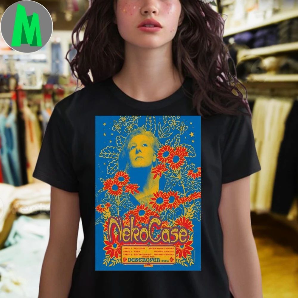 Neko Case Napa Ca Mar 6 2026 Poster Shirt Unisex