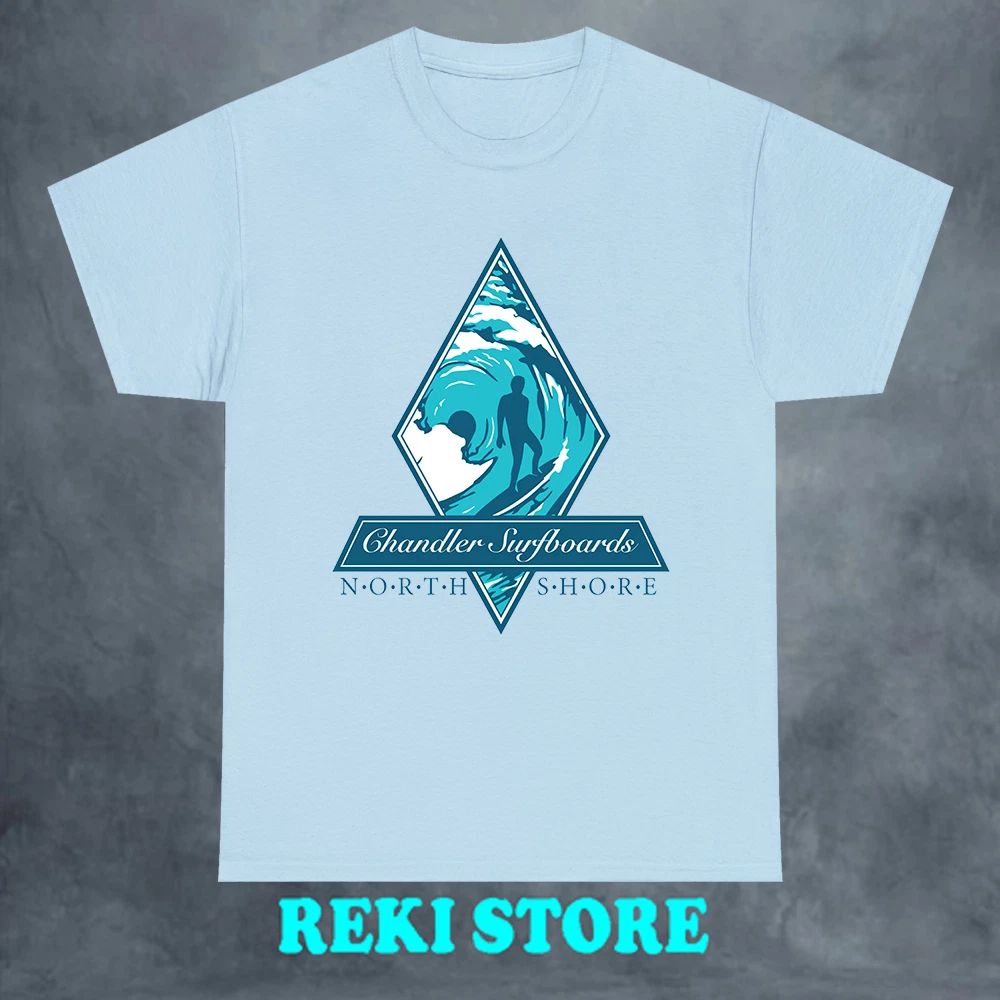 Chandler Surfboard North Shore Movie Men's Light Blue Size S-5XL Unisex