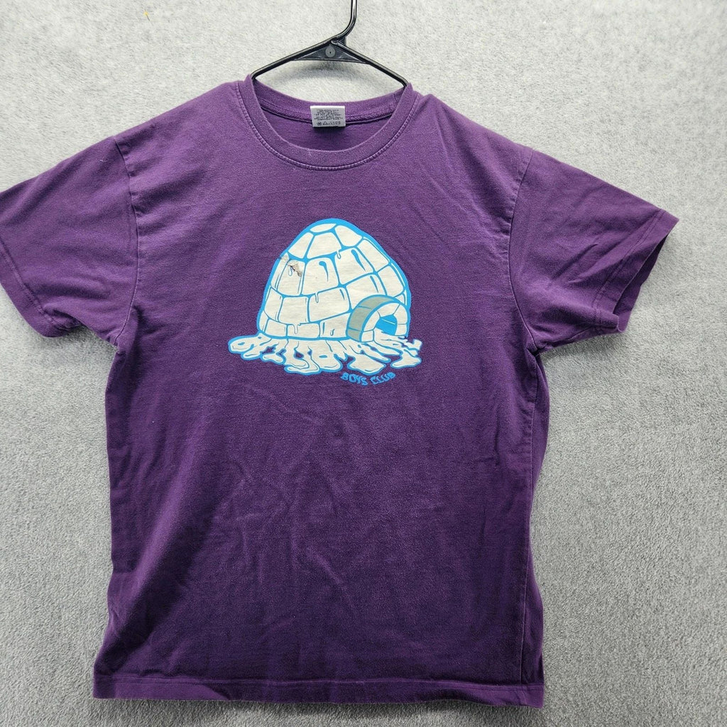 Billionaire Boys Club Shirt Mens Large Purple Igloo Astronaut Graphic Tee Unisex