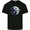 Yin Yang Glitch Yoga Meditation SCI-FI MMA Mens Cotton Tee Top Unisex