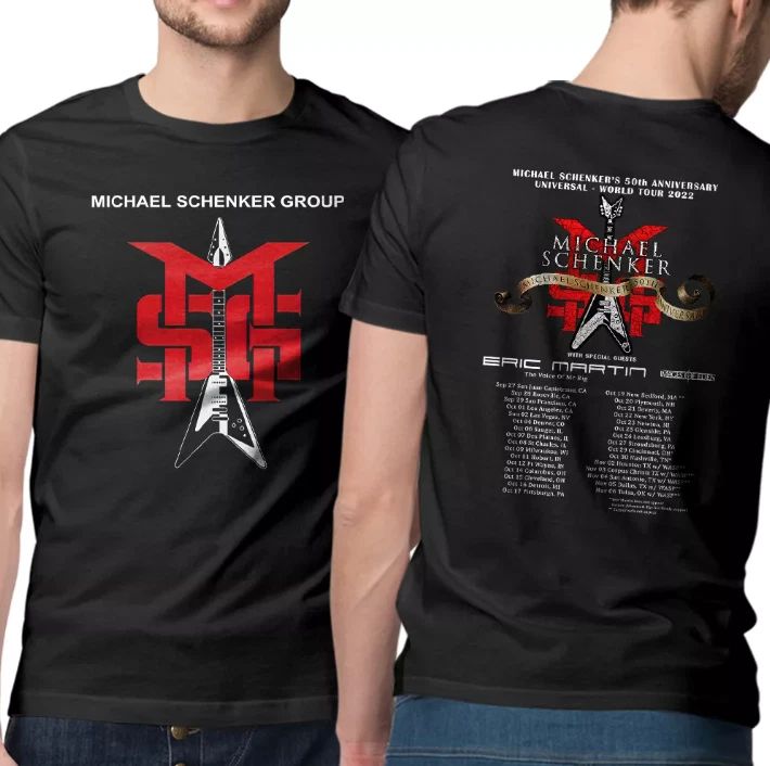 Michael Schenker Group 50th Anniversary Universal World Tour 2022 Unisex