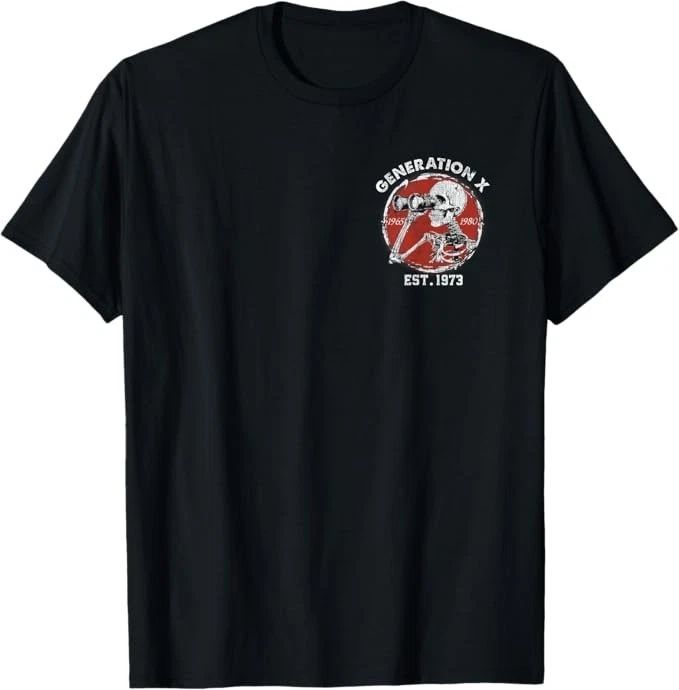 Oh Look Nobody Gives A Sh*t Skeleton Est 1973 Gen X Unisex