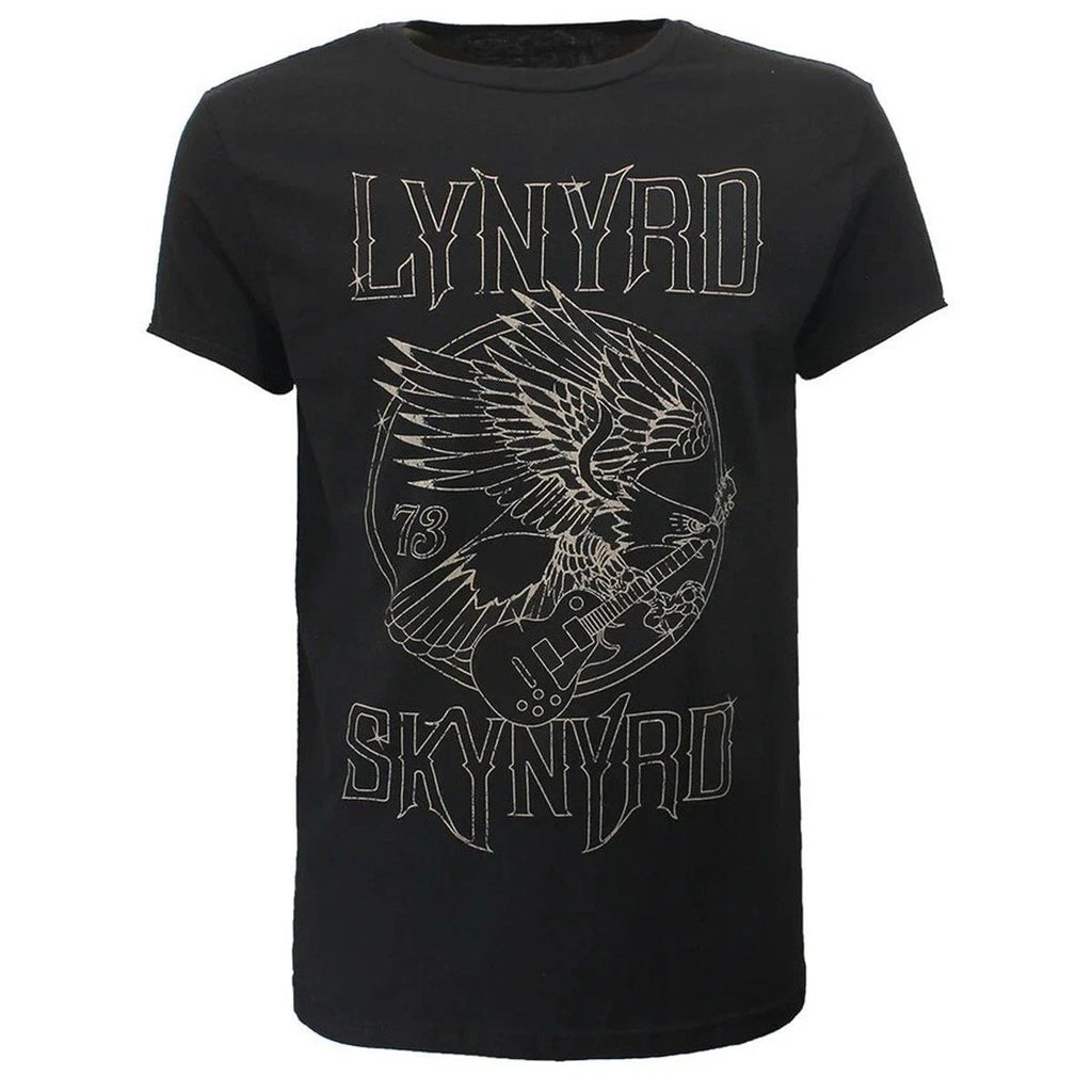 Lynyrd Skynyrd Eagle Guitar Rock Official New Black Unisex