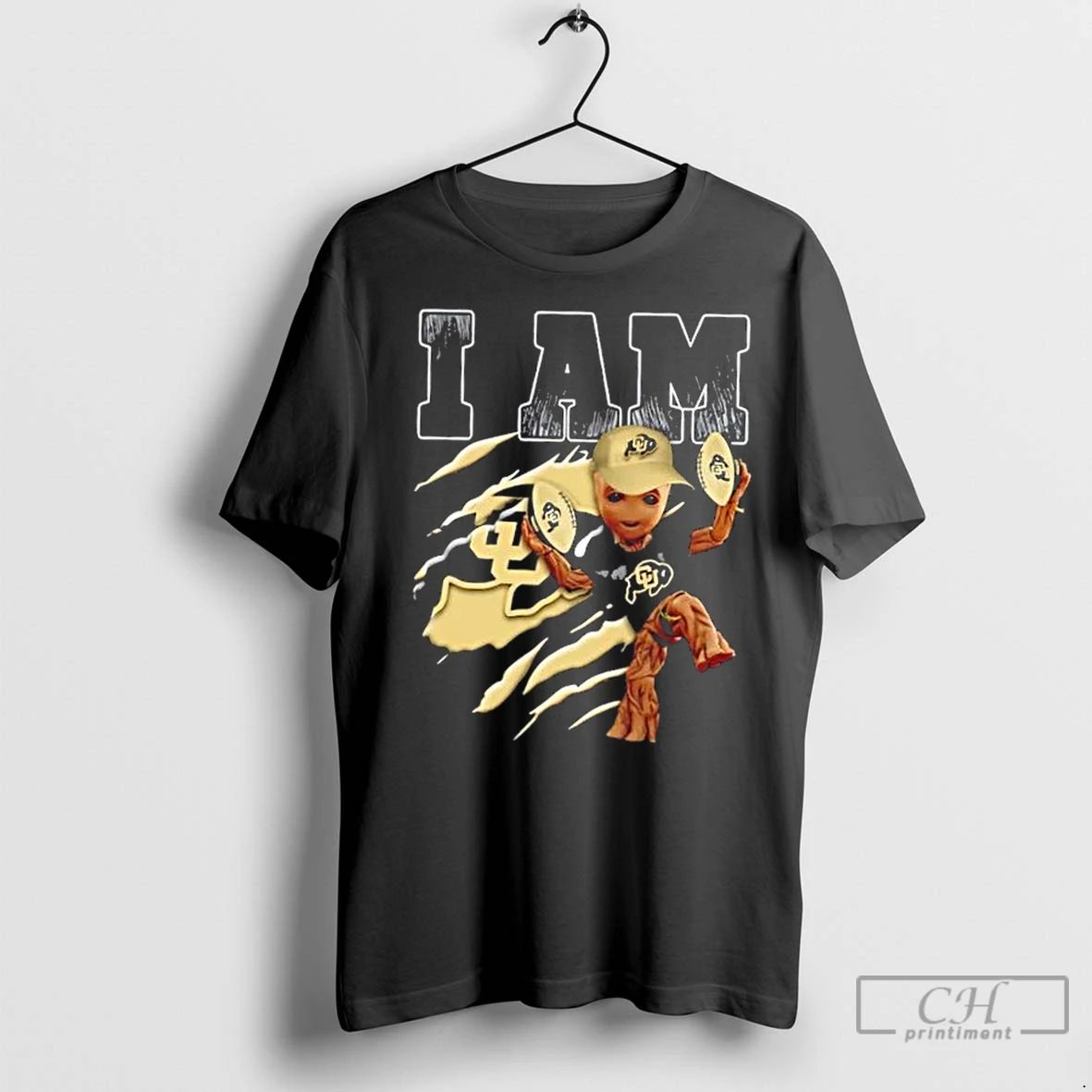 Premium Groot I Am Colorado Buffaloes Fan Unisex