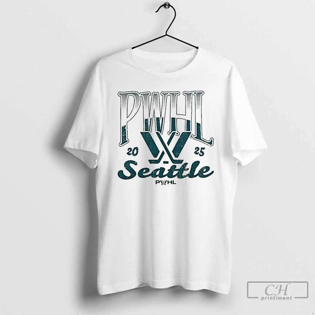 Classic Pwhl Seattle Hockey 2025 T Shirts Unisex