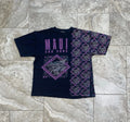 Vintage Maui & Sons All Over Print Shark Beach Surf T Shirt Men’s Size XL Used Unisex