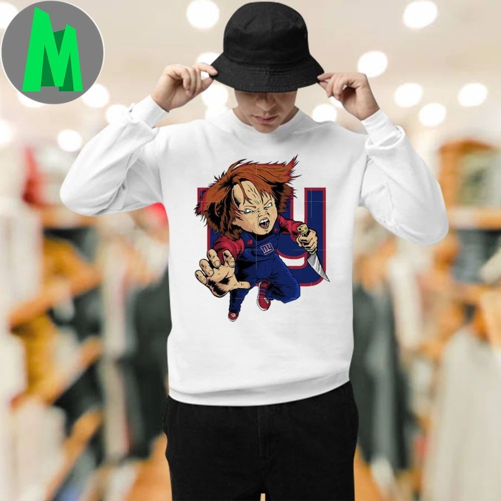 Chucky New York Giants Logo Shirt Unisex