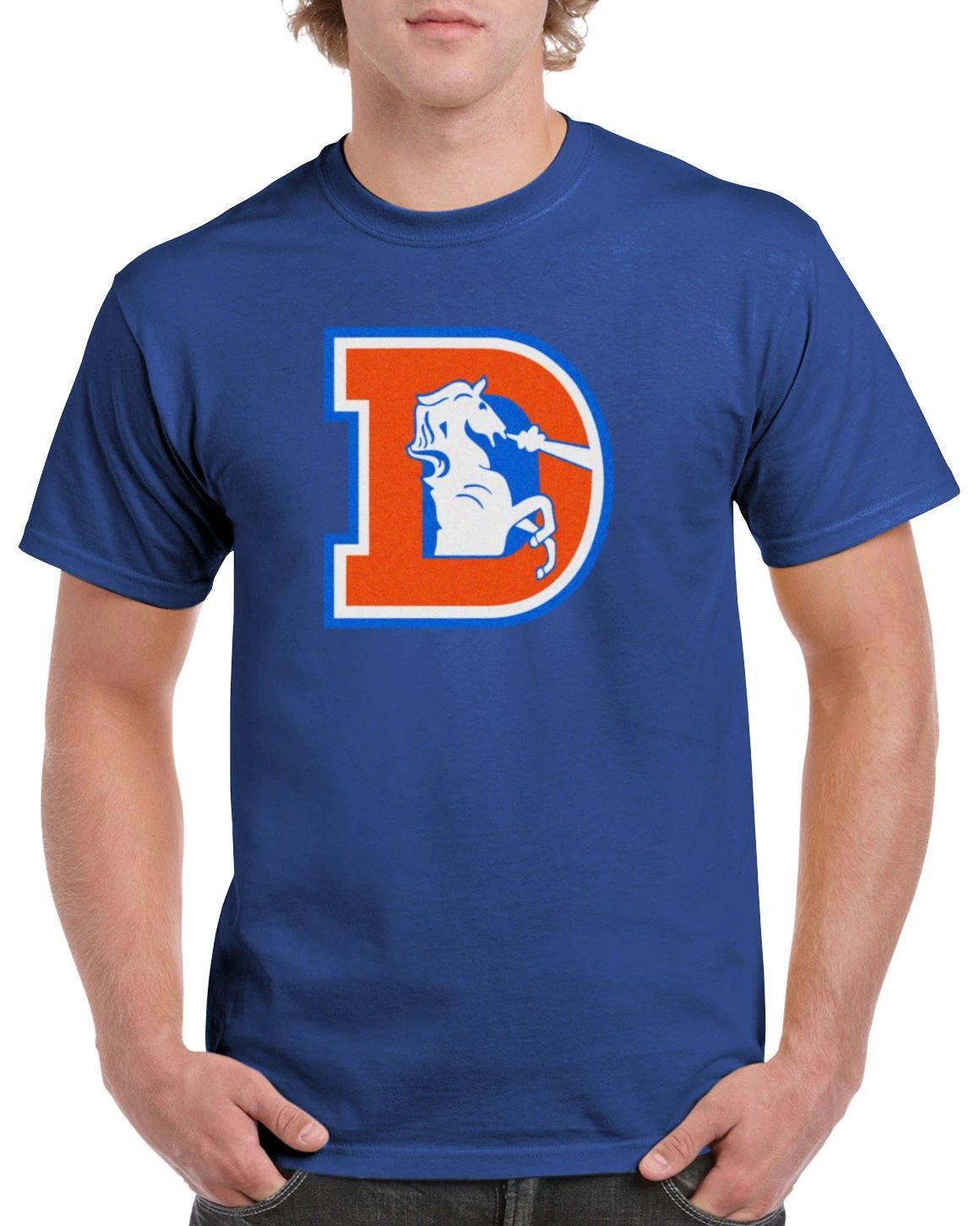 Broncos Denver Football Old Classic Throwback D Retro GDB02 Unisex