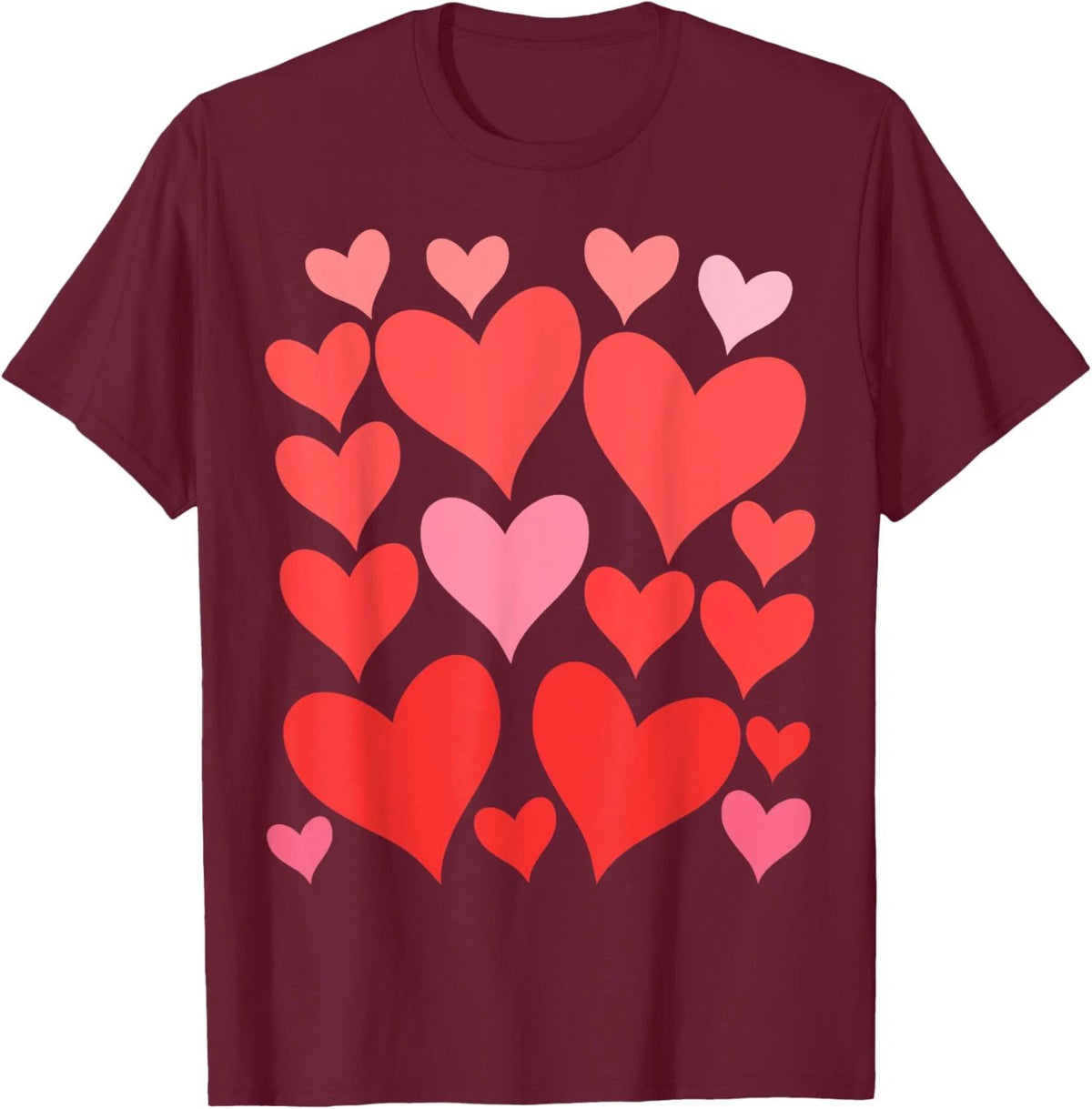 Love Valentines Day Hearts Silhouette Cute V-Day Unisex