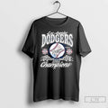 Classic 2025 National League Champions Los Angeles Dodgers T Shirts Unisex