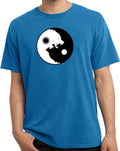 Buy Cool Shirts Yin Yang Wolves Yoga Pigment Dyed Shirt Unisex